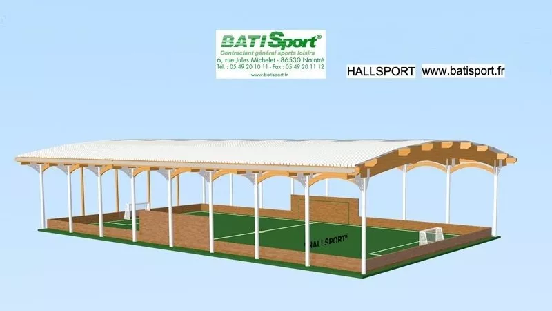 Couverture modulaire hallsport.