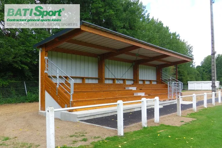 Tribune de stade nassandres batisport.