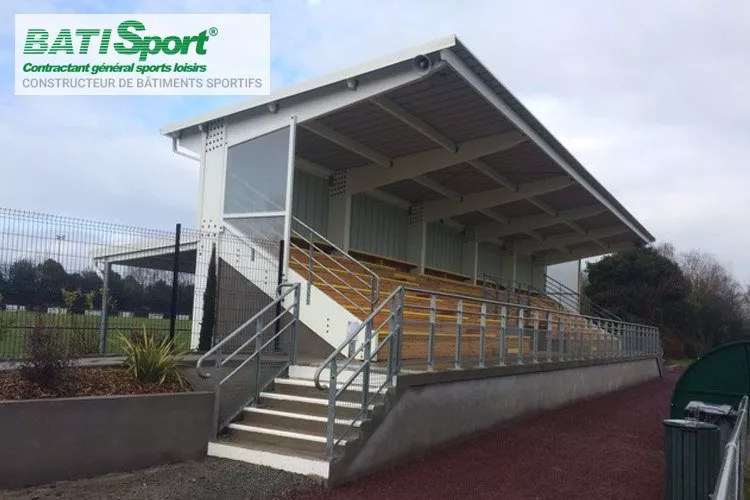 Tribune modulaire bois le rheu batisport.